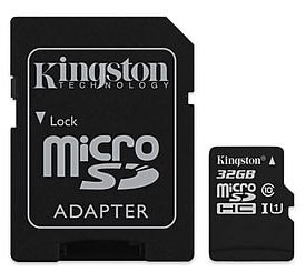 64 GB . microSDXC karta Kingston Class 10 UHS-I pre IP kamery