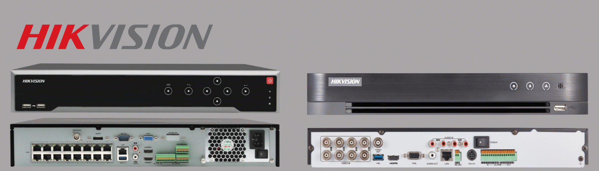 Rekodréry NVR a DVR pre kamerové systémy