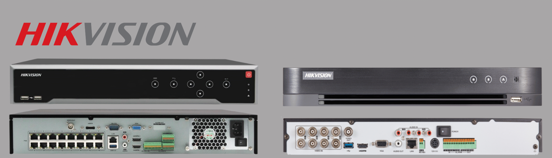 Rekodréry NVR a DVR pre kamerové systémy Rekodréry NVR a DVR pre kamerové systémy