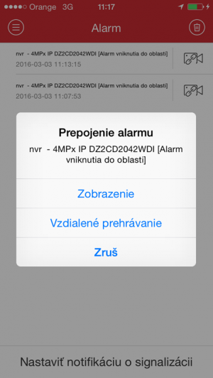 push alarm