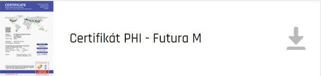 Certifikát PHI FUTURA M