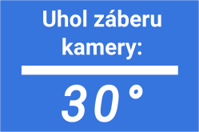 Uhol záberu kamery 30° | ALERTECH