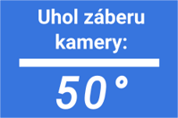 Uhol záberu kamery 50° | ALERTECH