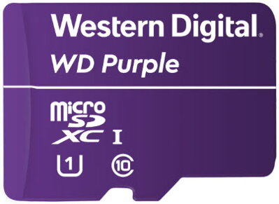 512 GB . microSDXC karta WD PURPLE, Class 10 UHS-I pre IP kamery