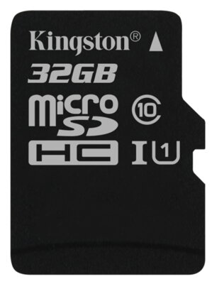 16 GB . microSDHC karta Kingston Class 10 UHS-I