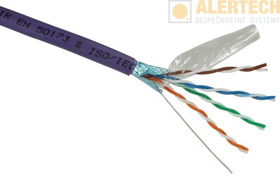 FTP-5E FTP kábel tienený pre IP a HD-TVI kamery