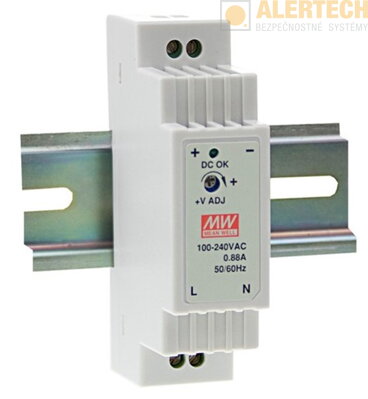 DR-15-15 napájací zdroj pre kamery a zámky na DIN lištu