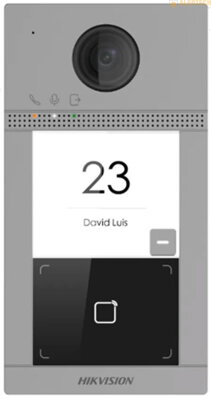DZKV8113-WME1, prístupy: čip alebo karta, aplikácia v smartfóne, 1 x fyzické tlačítko na zvonenie, otváranie 2 dverí, komunikácia cez internet