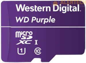 128 GB . microSDXC karta WD PURPLE, Class 10 UHS-I pre IP kamery