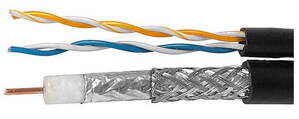RG6U-4W koaxiálny kábel pre HD-TVI kamery s 2 pármi žíl RG6U-4W koaxiálny kábel pre HD-TVI kamery s 2 pármi žíl