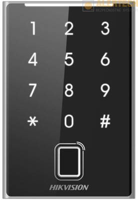 DZK1109KFB-QR, prístupová čítačka, prístupy: karta alebo čip, PIN kód, QR kód  DZK1109KFB-QR, prístupová čítačka, prístupy: karta alebo čip, PIN kód, QR kód