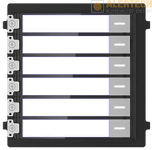 DZKD-KK (6),  6 - tlačítkový modul pre vyzvonenie rezidentov DZKD-KK (6),  6 - tlačítkový modul pre vyzvonenie rezidentov