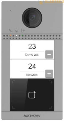 DZKV8213-WME1, prístupy: čip alebo karta, aplikácia v smartfóne, 2 x fyzické tlačítko na zvonenie, otváranie 2 dverí, komunikácia cez internet DZKV8213-WME1, prístupy: čip alebo karta, aplikácia v smartfóne, 2 x fyzické tlačítko na zvonenie, otváranie 2 dverí, komunikácia cez internet