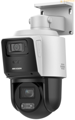 DZ2SE3C410MWG-E/14, PTZ otočná kamera, 10 x optický zoom, 2 kamery v 1 kryte, rozlíšenie statickej kamery 4MPx, rozlíšenie zoomovacej kamery 4MPx, detekcia osoby a vozidla, mikrofón + reproduktor, COLORVU - farebný obraz v noci, automatické sledovanie cie
