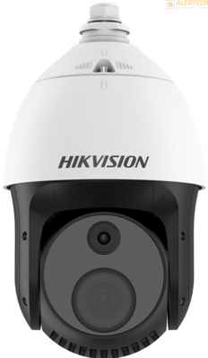 DZ2TD4228T-10/S2, PTZ otočná kamera, 32 x optický zoom, 2 obrazy z 1 kamery - statický termovízny (256x 192 pixelov, uhol záberu 18,1°x13,6°) + klasický PTZ (4MPx, uhol záberu 53°x28°), ČB obraz v noci, rozpoznanie človeka na 88m, meranie teploty od -20°C