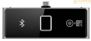 DZKAB673-FBQR, prídavný modul pre DZK1T673, autentifikácia prístupov: QR kód, odtlačok prstov a bluetooth, plug&play