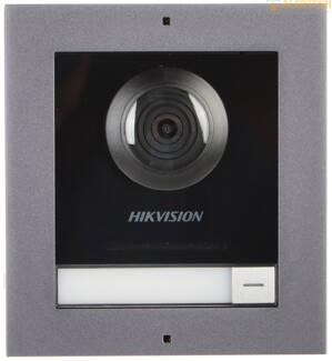 DS-KD8003-IME1 + DS-KD-ACW1, 2MPx kamera, 1 x fyzické zvončekové tlačítko s menovkou, ovládanie 2 vstupov, komunikácia cez internet