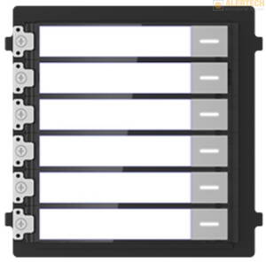 DZKD-KK (6),  6 - tlačítkový modul pre vyzvonenie rezidentov