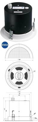 DL 10-200/T-EN54 stropný reproduktor pre evakuačné hlásenia