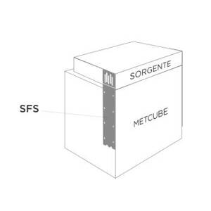 METSFS - držiak pre montáž audio zdroja nad METCUBE