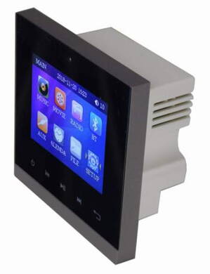 PA580 - USB/BT nástenný prehrávač s FM rádiom a Aux vstupom