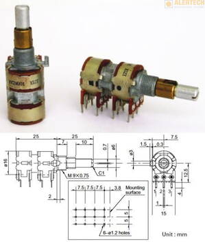 ALPS RK16312 100kC/100kC