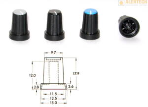 P859 - gombík na otočný potenciometer