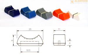 CP2 - gombík na ťahový potenciometer