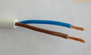 CYSY 2x1 (H 03VV-F)  – kábel inštalačný, 9m kus