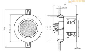 DL 06-66/T - chrómový stropný reproduktor