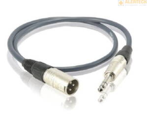 MK 3 XLR / KL  prepojovací kábel XLR-M na 6,3mm Jack stereo  3m