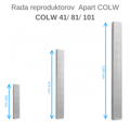 Biamp COLW81 - reproduktor stĺpový
