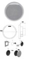 Biamp CMAR6T-W – 100V reproduktor pre jachty, lode a sauny
