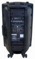 IBIZA PORT12UHF-BT prenosný reproduktor + 2x  bezdrôtový mikrofón
