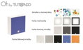 TIBI OH TBT43G24 -plytký (61mm) 100V reproduktor + 2 farby