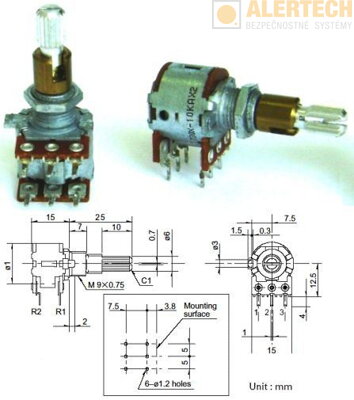 ALPS RK16122 10k/10kA