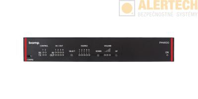 Biamp PM4100 - multifunkčný stereo predzosilňovač