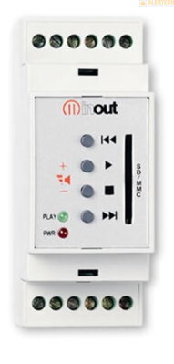 DIN Player D-01 - MKII/E - MP3 prehrávač pre hlásenie