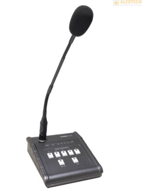 PAGE STATION 5 – 5 zónový stolný mikrofón s husím krkom pre hlásenie