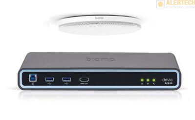 Biamp Devio SCR-20CX - stropný videokonferenčný set Parlé