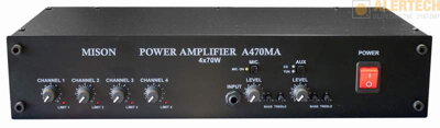 A470MA - 4-kanálový zosilňovač 4x70W